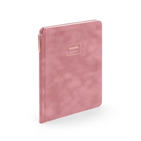 Dusty Rose Velvet Sidekick Notebook + Pen