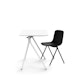 White Key Desk, 40" + Black Key Side Chair Set,Black,hi-res