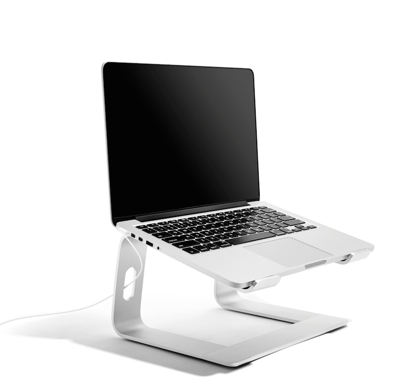 Silver Laptop Riser,,hi-res image number 1