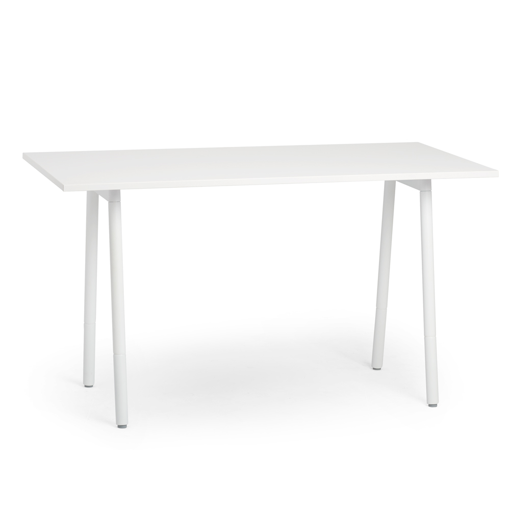Series A Standing Table, White, 72x30", White Legs,White,hi-res
