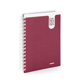 Wine Medium 18 Month Pocket Book Planner, 2020-2021