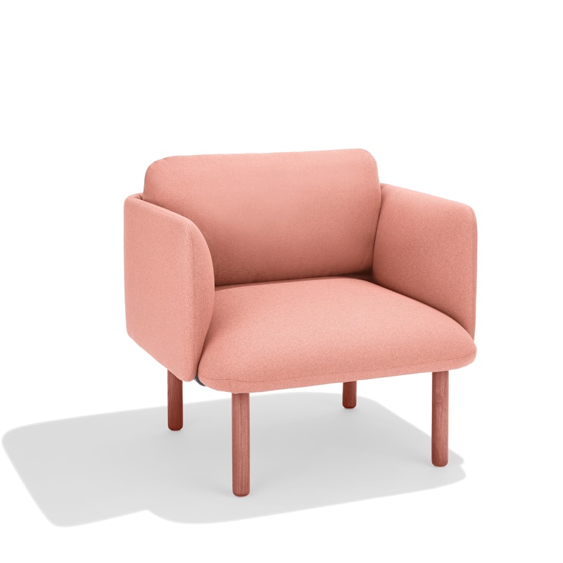 Blush QT Low Lounge Chair,Blush,hi-res image number 0.0