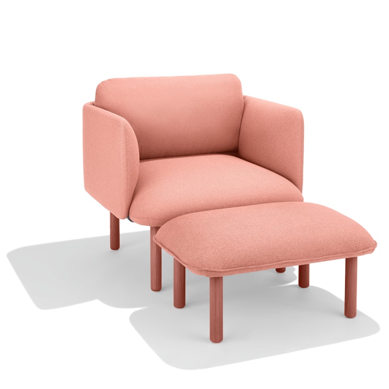 Blush QT Low Lounge Chair,Blush,hi-res image number 5.0