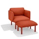 Brick QT Low Lounge Chair,Brick,hi-res