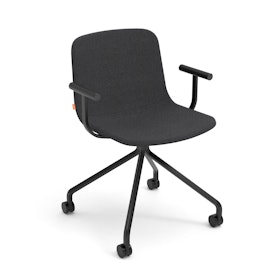 Charcoal Key Meeting Chair,Charcoal,hi-res