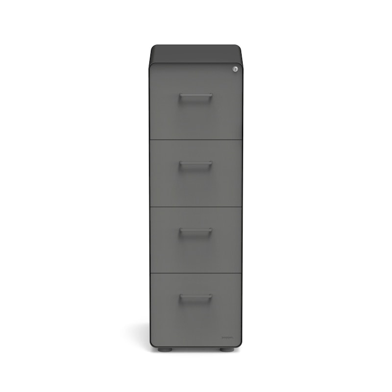 Charcoal Stow 4-Drawer Vertical File Cabinet,Charcoal,hi-res image number 3