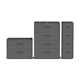 Charcoal Stow 4-Drawer Vertical File Cabinet,Charcoal,hi-res