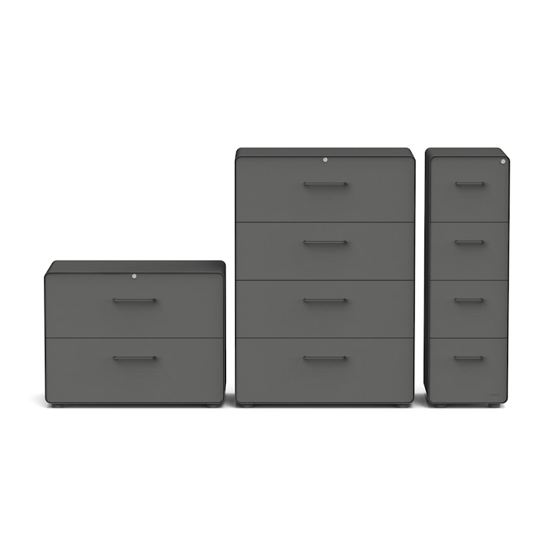 Charcoal Stow 4-Drawer Vertical File Cabinet,Charcoal,hi-res image number 5