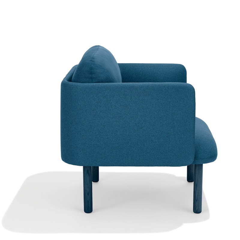 Dark Blue QT Low Lounge Chair,Dark Blue,hi-res image number 2.0