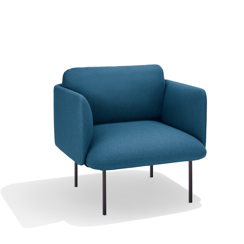 Dark Blue QT Low Lounge Chair,Dark Blue,hi-res image number 7