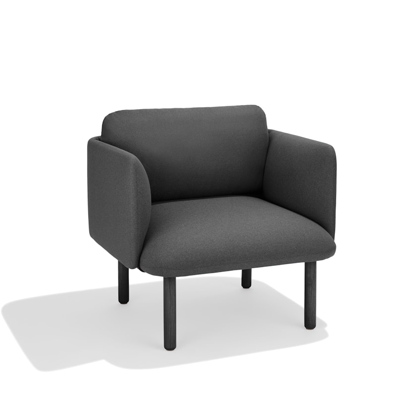 Dark Gray QT Low Lounge Chair,Dark Gray,hi-res image number 1
