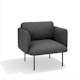 Dark Gray QT Low Lounge Chair,Dark Gray,hi-res