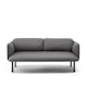 Dark Gray QT Low Lounge Sofa,Dark Gray,hi-res