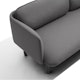 Dark Gray QT Low Lounge Sofa,Dark Gray,hi-res
