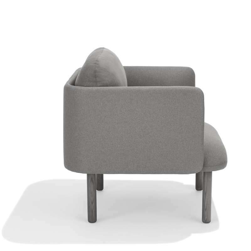 Gray QT Low Lounge Chair,Gray,hi-res image number 3
