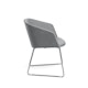 Gray Pitch Sled Chair,Gray,hi-res