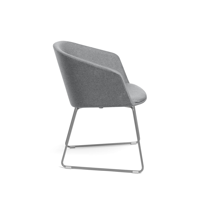 Gray Pitch Sled Chair,Gray,hi-res image number 4