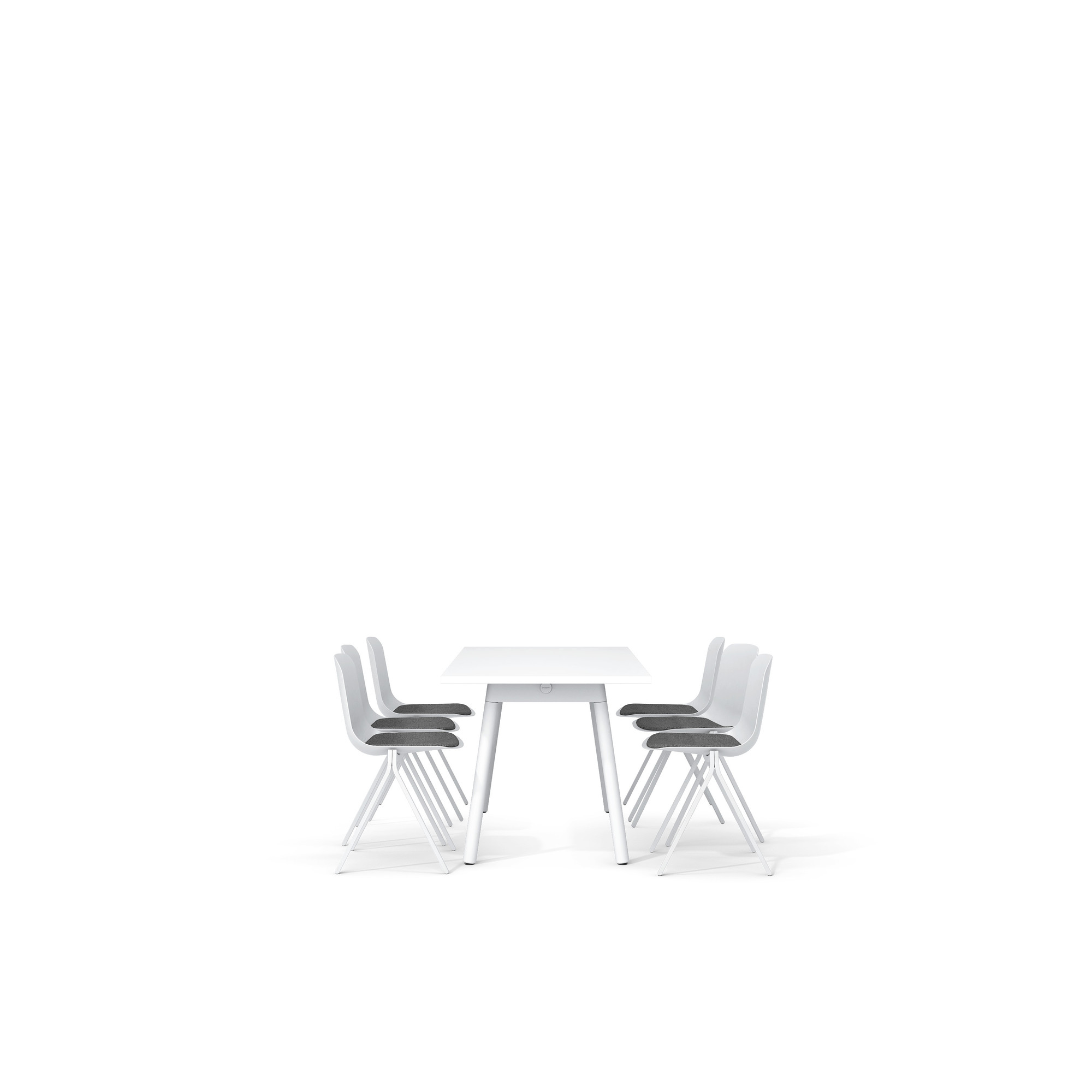 Series A Table 72x30" + Key Side Chairs Set