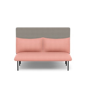 Blush + Gray QT Adaptable Back to Back Lounge Sofa