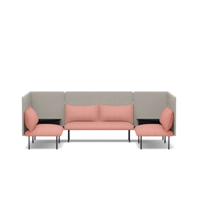 Blush + Gray QT Adaptable Collab Lounge Sofa