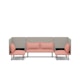 Blush + Gray QT Adaptable Collab Lounge Sofa,Blush,hi-res