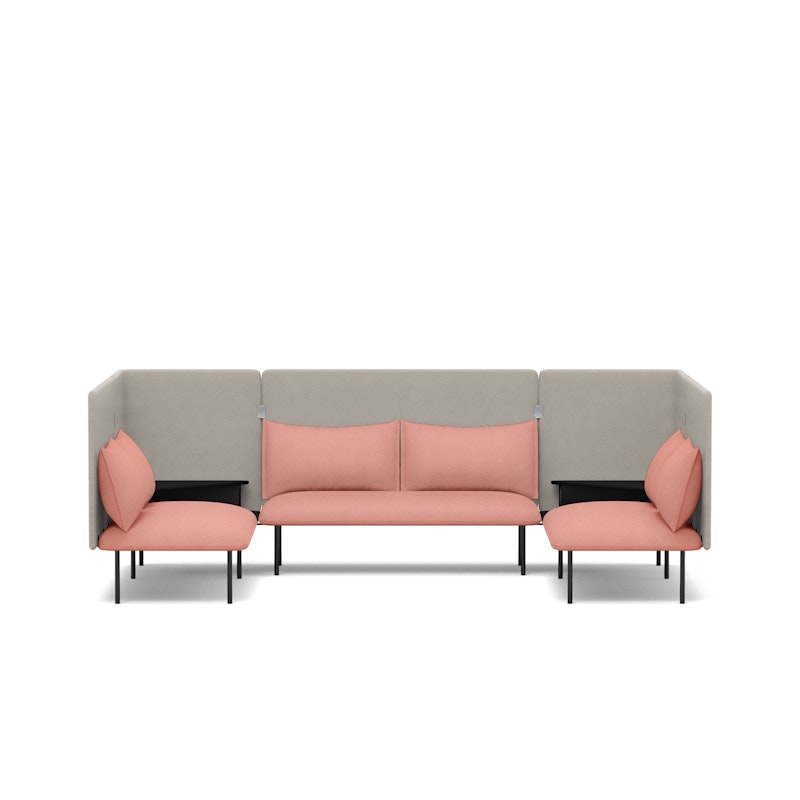 Blush + Gray QT Adaptable Collab Lounge Sofa,Blush,hi-res image number 2