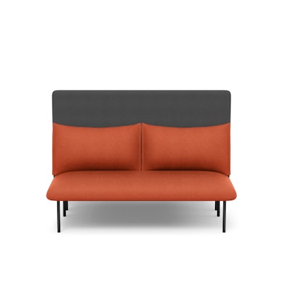 Brick + Dark Gray QT Adaptable Back to Back Lounge Sofa,Brick,hi-res