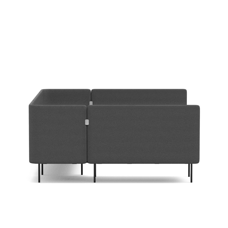 Brick + Dark Gray QT Adaptable Collab Lounge Sofa,Brick,hi-res image number 3.0