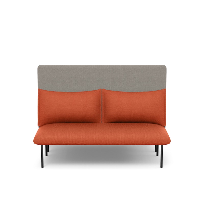 Brick + Gray QT Adaptable Back to Back Lounge Sofa,Brick,hi-res image number 1.0