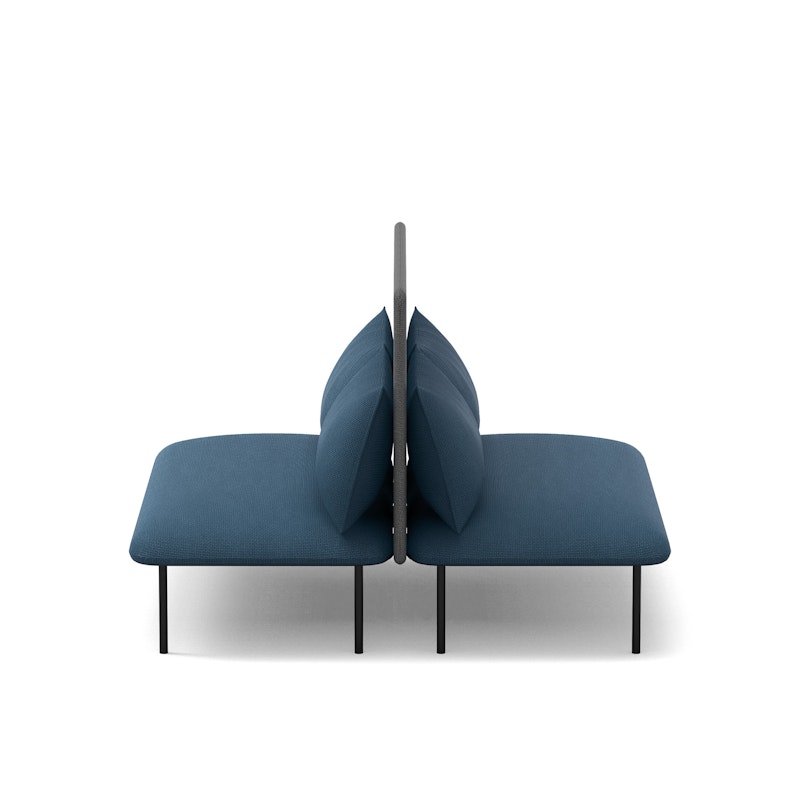 Dark Blue + Dark Gray QT Adaptable Back to Back Lounge Sofa,Dark Blue,hi-res image number 3.0