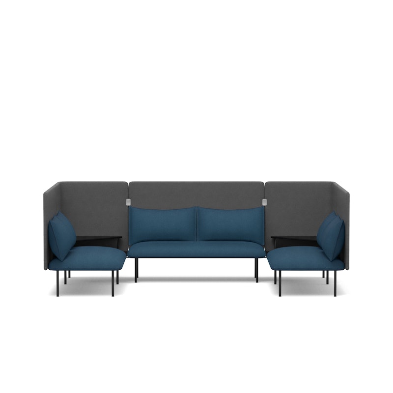 Dark Blue + Dark Gray QT Adaptable Collab Lounge Sofa,Dark Blue,hi-res image number 1.0