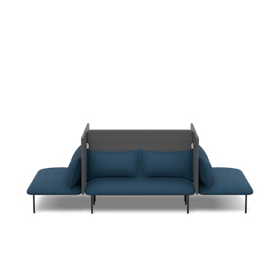 Dark Blue + Dark Gray QT Adaptable Focus Lounge Sofa,Dark Blue,hi-res