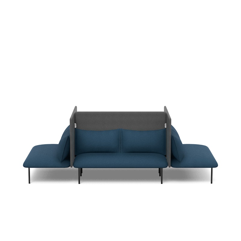 Dark Blue + Dark Gray QT Adaptable Focus Lounge Sofa,Dark Blue,hi-res image number 1.0