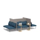 Dark Blue + Gray QT Adaptable Focus Lounge Sofa,Dark Blue,hi-res