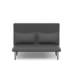 Dark Gray QT Adaptable Back to Back Lounge Sofa,Dark Gray,hi-res
