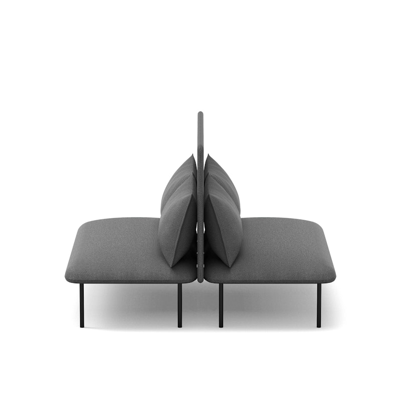 Dark Gray QT Adaptable Back to Back Lounge Sofa,Dark Gray,hi-res image number 3.0