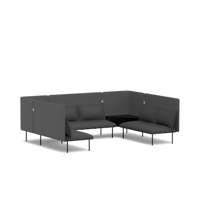 Dark Gray QT Adaptable Collab Lounge Sofa