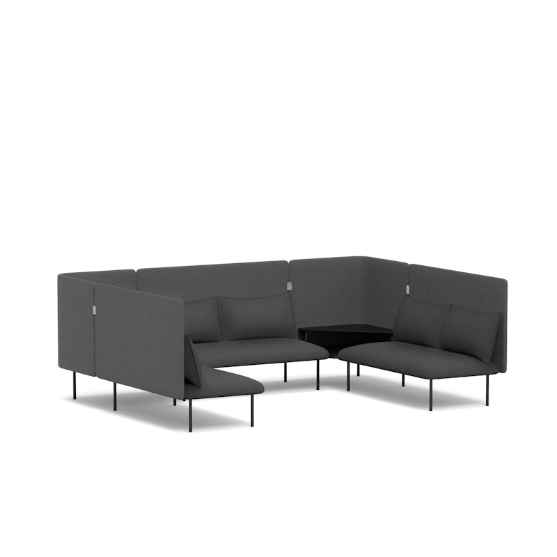 Dark Gray QT Adaptable Collab Lounge Sofa,Dark Gray,hi-res image number 0.0