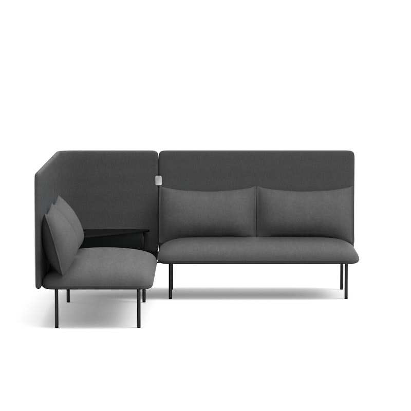 Dark Gray QT Adaptable Corner Lounge Sofa,Dark Gray,hi-res image number 1.0