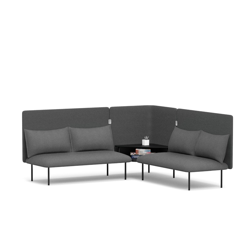 Dark Gray QT Adaptable Corner Lounge Sofa,Dark Gray,hi-res image number 2.0