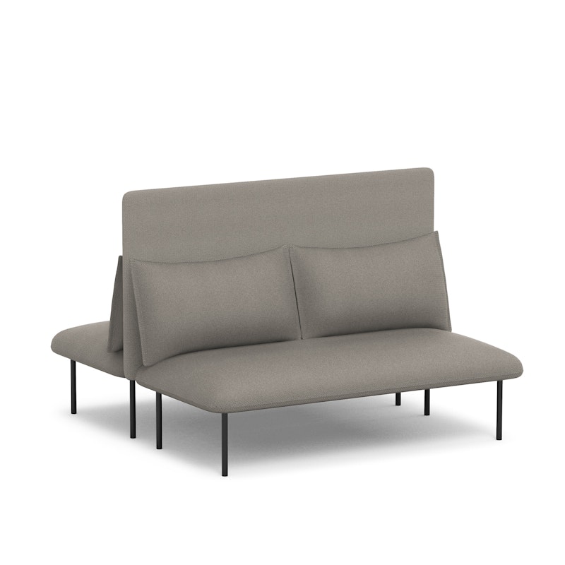 Gray QT Adaptable Back to Back Lounge Sofa,Gray,hi-res image number 1