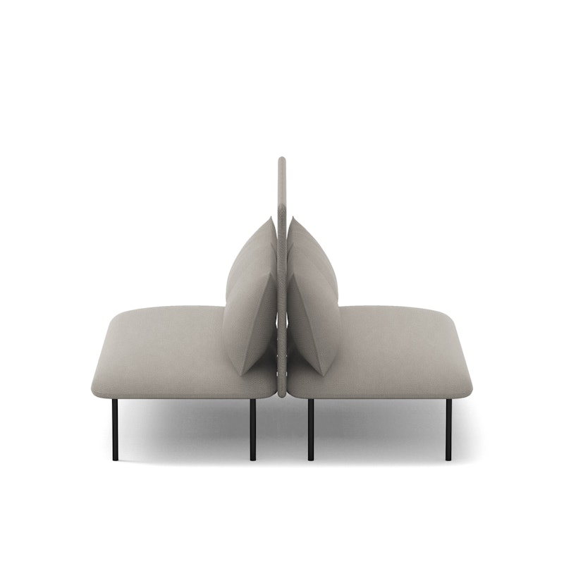 Gray QT Adaptable Back to Back Lounge Sofa,Gray,hi-res image number 4