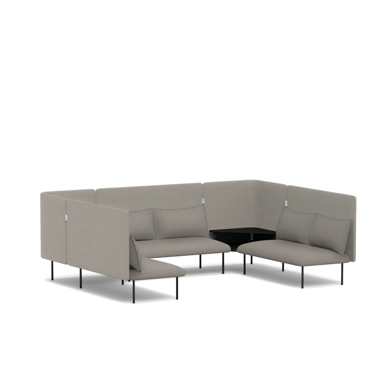 Gray QT Adaptable Collab Lounge Sofa,Gray,hi-res image number 0.0