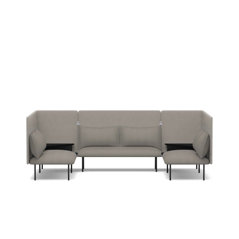 Gray QT Adaptable Collab Lounge Sofa,Gray,hi-res image number 1.0
