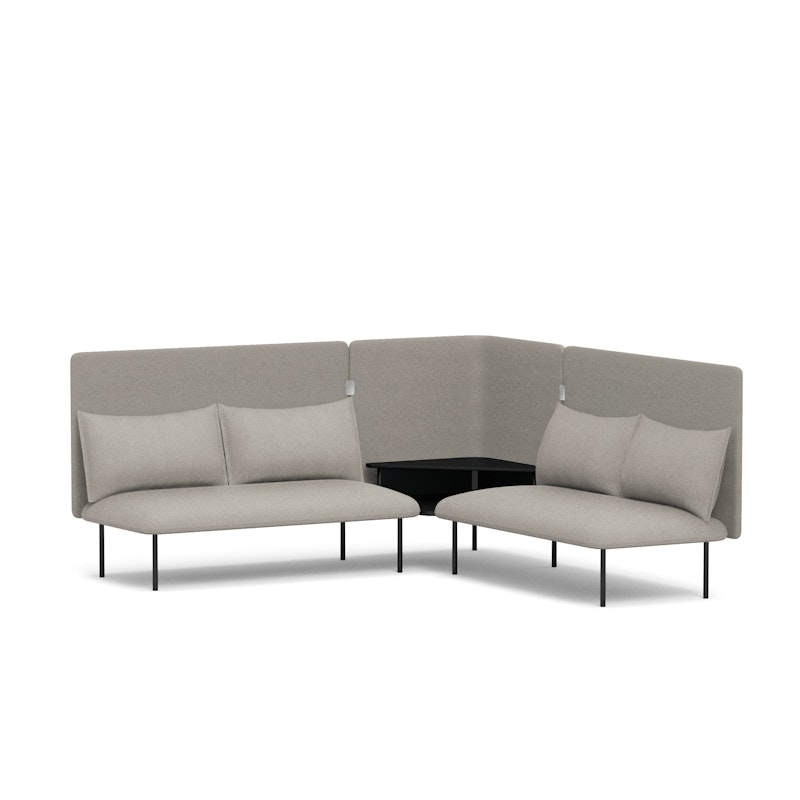 Gray QT Adaptable Corner Lounge Sofa,Gray,hi-res image number 0.0