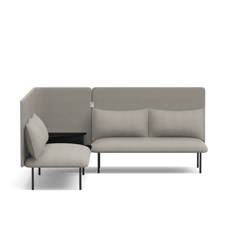 Gray QT Adaptable Corner Lounge Sofa,Gray,hi-res image number 1.0