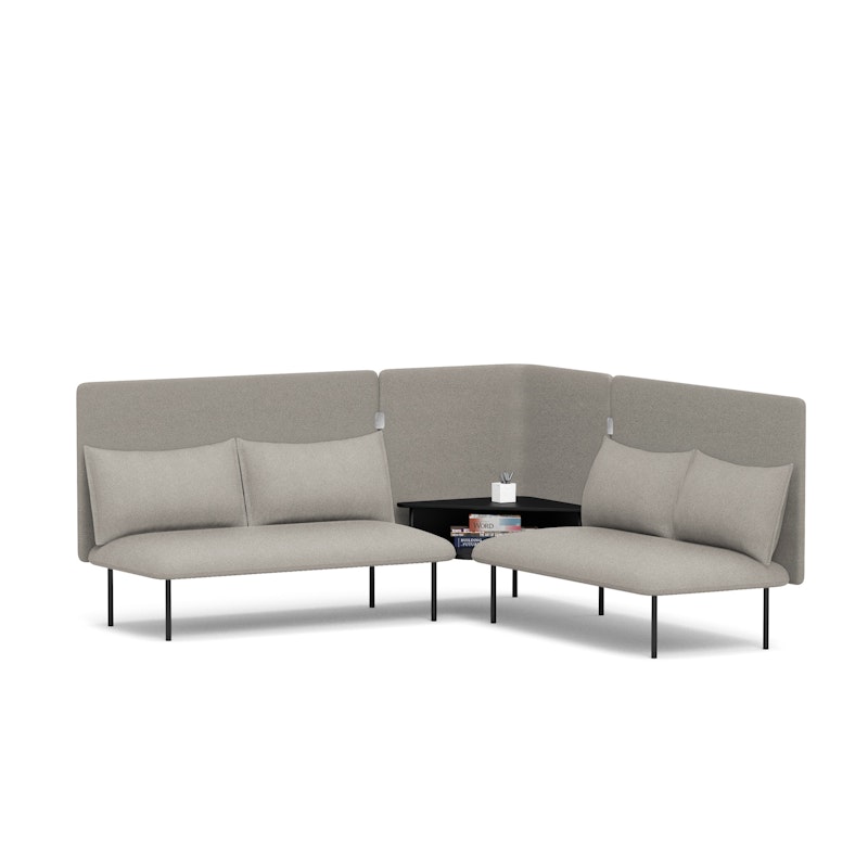 Gray QT Adaptable Corner Lounge Sofa,Gray,hi-res image number 2.0