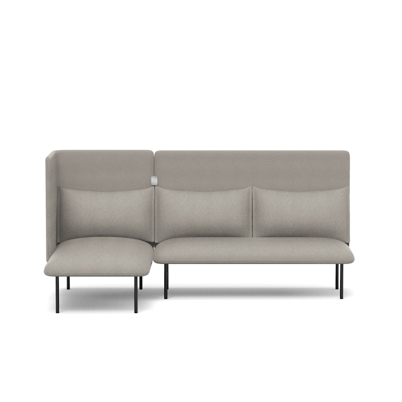 Gray QT Adaptable Lounge Sofa + Left Chaise,Gray,hi-res image number 1.0