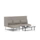 Gray QT Adaptable Lounge Sofa + Left Chaise,Gray,hi-res