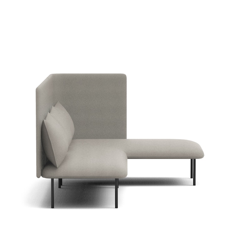 Gray QT Adaptable Lounge Sofa + Right Chaise,Gray,hi-res image number 3.0